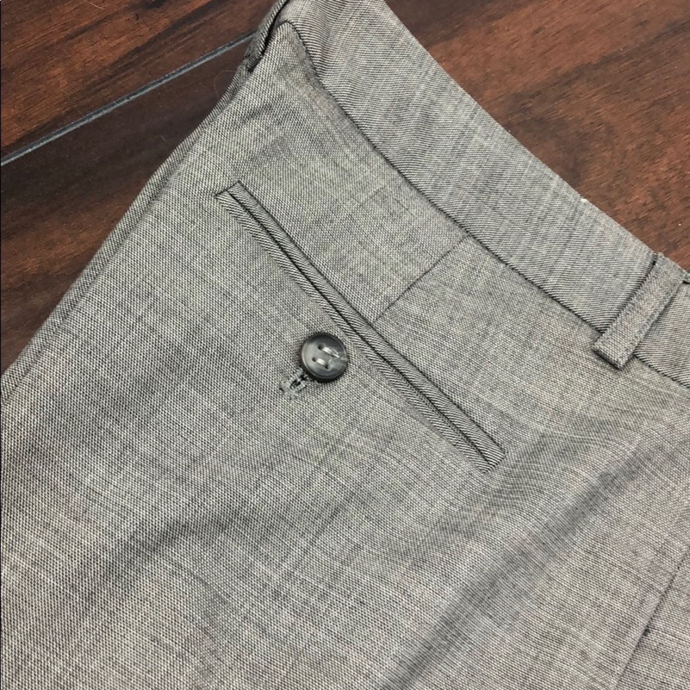 Theory Grey Women’s Wide Leg Trouser Pants Size 6 - Picture 2 of 7